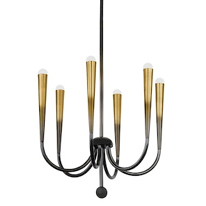 Adley - 6 Light Chandelier-26.5 Inch Tall and 26.5 Inch Wide - 1371394