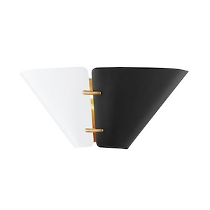 Split 2 Light Wall Sconce 6.5 Inch Tall and 15 Inch Wide by Hudson Valley - 1362763