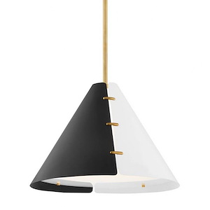 Split 1 Light Pendant 20 Inch Tall and 20 Inch Wide by Hudson Valley - 1362766
