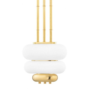 Palisade 2 Light Pendant 11 Inch Tall and 11.75 Inch Wide by Hudson Valley - 1362769