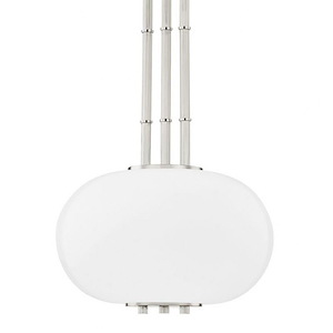 Palisade 1 Light Pendant 10 Inch Tall and 14 Inch Wide by Hudson Valley - 1362770