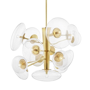 Opera - Fourteen Light Pendant in Transitional Style - 55 Inches Wide by 33 Inches High - 1001678