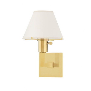 Leeds 1 Light Wall Sconce 12.25 Inch Tall and 8 Inch Wide by Hudson Valley - 1071290