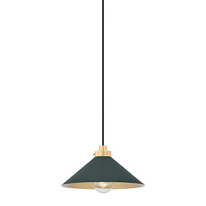 Clivedon - 1 Light Pendant-6.5 Inch Tall and 12 Inch Wide - 1290800