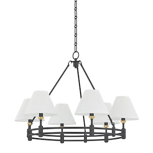 Howard - 6 Light Chandelier-23 Inch Tall and 32.75 Inch Wide - 1371416