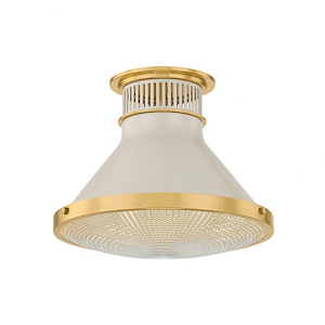 Highclere - 1 Light Flush Mount-9.75 Inch Tall and 12.75 Inch Wide - 1371432