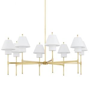 Glenmoore - 8 Light Chandelier-26.25 Inches Tall and 48.5 Inches Wide - 1271182
