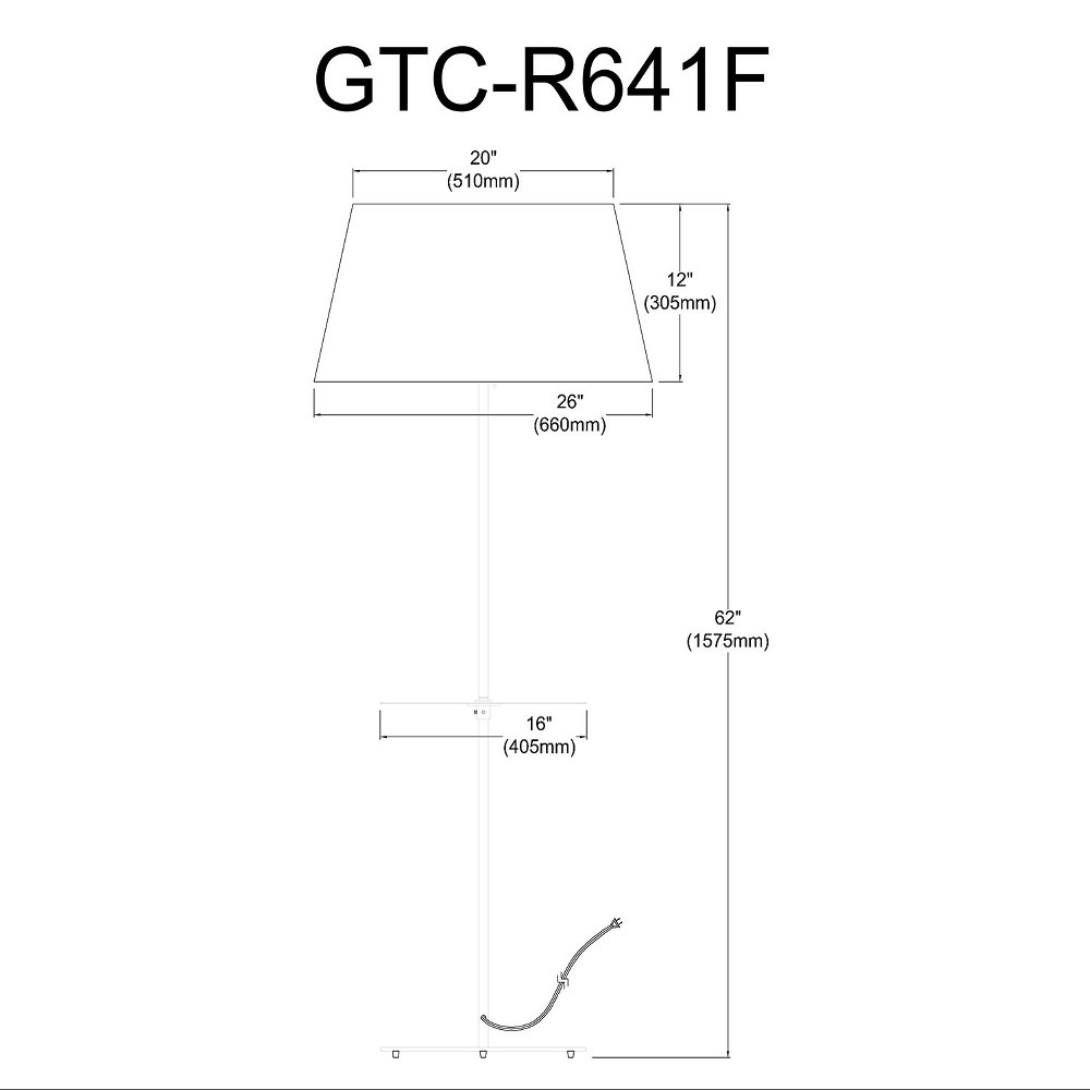 GTC-R641F-MB-WH