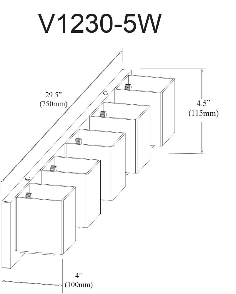 V1230-5W-MB