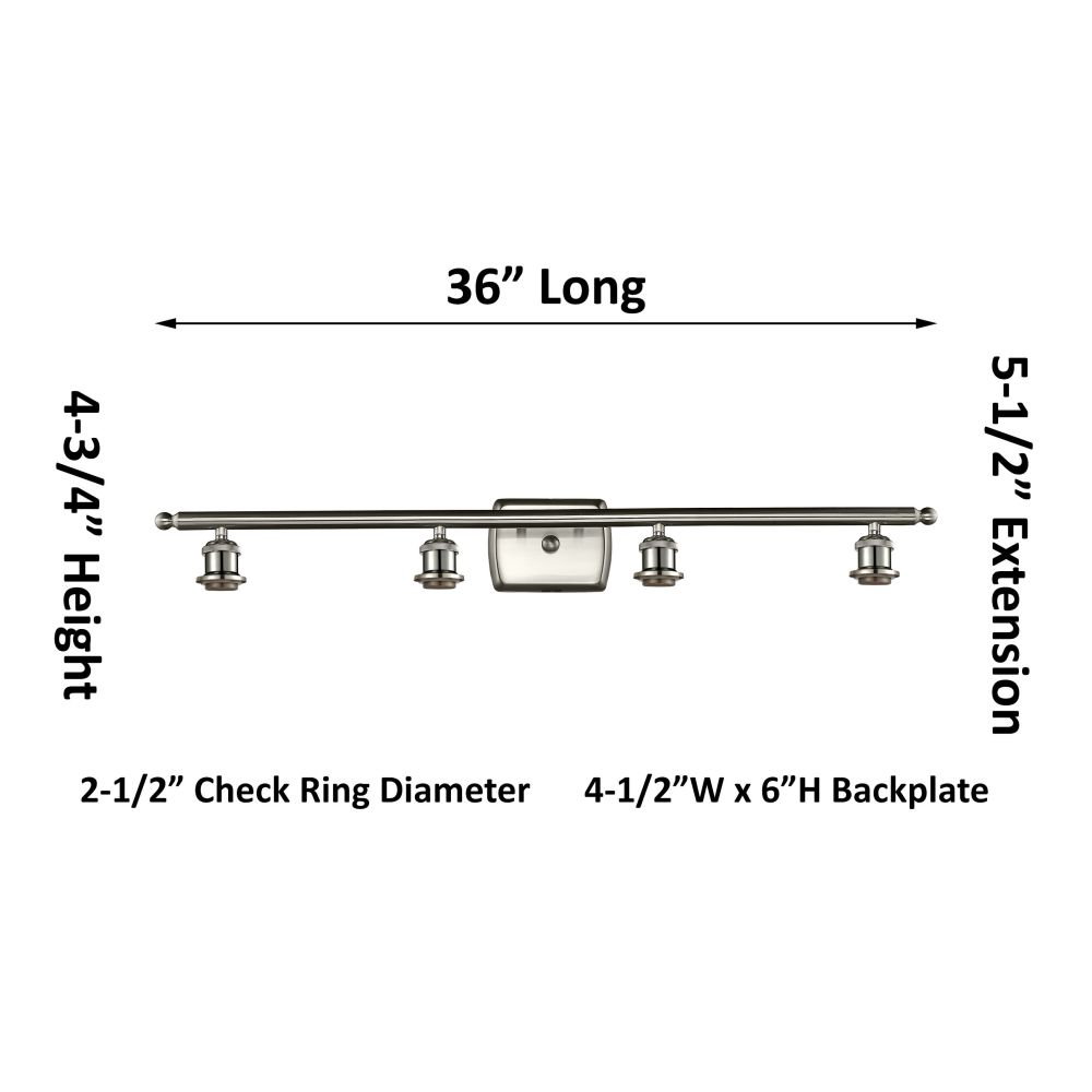 516-4W-BK-G1215-8-LED