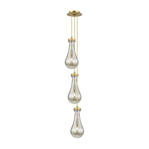 Owego - 3 Light 5" Multi Pendant-42.75 Inch Tall and 7.13 Inch Wide - 1421495