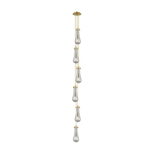 Owego - 6 Light Multi Pendant-83.25 Inch Tall and 6 Inch Wide - 1421511