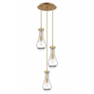 Owego - 3 Light 5" Multi Pendant-42.75 Inch Tall and 11.63 Inch Wide - 1421395