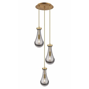 Owego - 3 Light 5" Multi Pendant-42.75 Inch Tall and 11.63 Inch Wide - 1421401