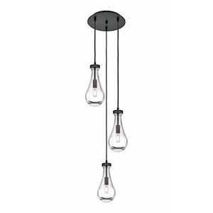 Owego - 3 Light 5" Multi Pendant-42.75 Inch Tall and 11.63 Inch Wide - 1421468