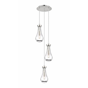 Owego - 3 Light 5" Multi Pendant-42.75 Inch Tall and 11.63 Inch Wide - 1421517
