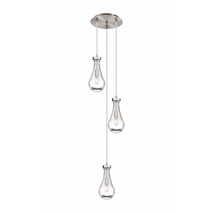 Owego - 3 Light 5" Multi Pendant-42.75 Inch Tall and 11.63 Inch Wide - 1421512
