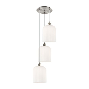 Bridal Veil - 3 Light Cord Hung Multi Pendant-27.75 Inch Tall and 11.5 Inch Wide - 1421449