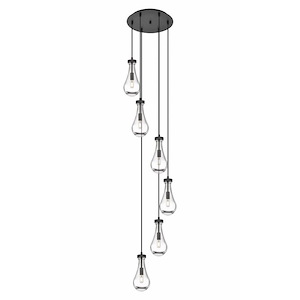 Owego - 6 Light 5" Multi Pendant-85.5 Inch Tall and 15.63 Inch Wide - 1421414