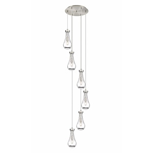Owego - 6 Light 5" Multi Pendant-85.5 Inch Tall and 15.63 Inch Wide - 1421416
