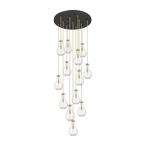 Owego - 13 Light Multi Pendant-85.5 Inch Tall and 32.13 Inch Wide - 1421682