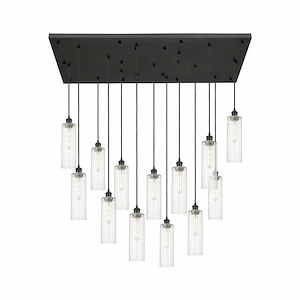 Crown Point - 13 Light Cord Hung Pendant-33 Inch Tall and 54 Inch Wide - 1364598