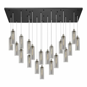 Crown Point - 21 Light Cord Hung Pendant-44 Inch Tall and 71.38 Inch Wide - 1364522