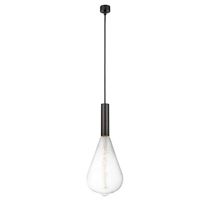 Edison - 6W 1 LED Mini Pendant In Industrial Style-14.88 Inches Tall and 6.5 Inches Wide - 1272010