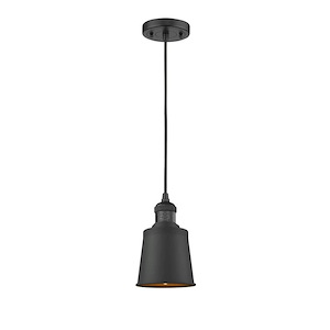 Addison - 100W 1 LED Cord Hung Mini Pendant-8.63 Inch Tall and 5.25 Inch Wide - 1421491