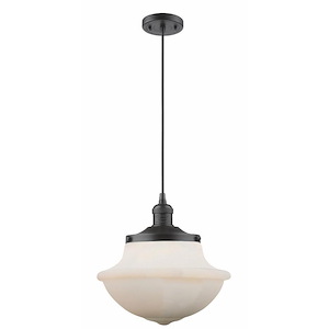 Franklin Restoration - 1 Light Oxford Mini Pendant In TraditionalStyle-11.5 Inches Tall and 11.75 Inches Wide - 1266172