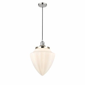 Bullet - 1 Light Cord Hung Mini Pendant-16.25 Inch Tall and 11.88 Inch Wide - 1421797
