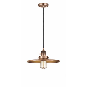 Appalachian - 1 Light Cord Hung Mini Pendant In Traditional Style-5.88 Inches Tall and 12 Inches Wide - 1288969
