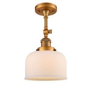 Bell - 1 Light Adjustable Semi-Flush Mount-14.5 Inch Tall and 7.75 Inch Wide - 1288930