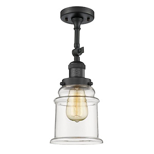 Canton - 100W 1 LED Adjustable Semi-Flush Mount-15.88 Inch Tall and 6 Inch Wide - 1421659