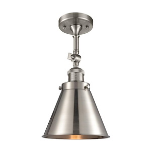 Appalachian - 1 Light Semi-Flush Mount In Traditional Style-16 Inches Tall and 8 Inches Wide - 1325820