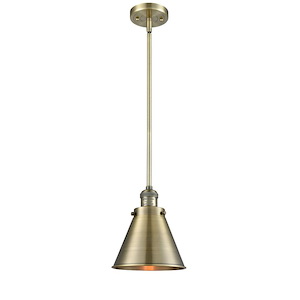 Appalachian - 100W 1 LED Stem Hung Mini Pendant-10 Inch Tall and 8 Inch Wide - 1421913