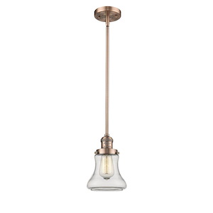 Bellmont - 1 Light Stem Hung Mini Pendant-10 Inch Tall and 6.5 Inch Wide - 1421721