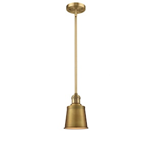 Addison - 1 Light Stem Hung Mini Pendant In Traditional Style-6 Inches Tall and 5 Inches Wide - 1288954