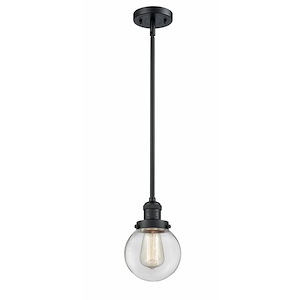 Beacon - 1 Light Mini Pendant In Industrial Style-9.5 Inches Tall and 6 Inches Wide - 1288978