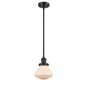 Olean - 1 Light Stem Hung Mini Pendant In Industrial Style-7.75 Inches Tall and 6.75 Inches Wide - 1288971