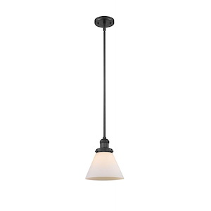 Franklin Restoration - 1 Light Cone Mini Pendant In IndustrialStyle-10 Inches Tall and 8 Inches Wide - 1266185