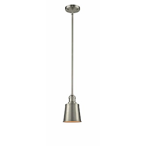 Addison - 1 Light Stem Hung Mini Pendant In Traditional Style-6 Inches Tall and 5 Inches Wide - 1288954