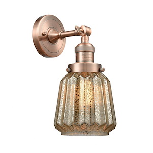 Chatham - 1 Light Adjustable Clear Wall Sconce-12 Inch Tall and 7 Inch Wide - 1421904