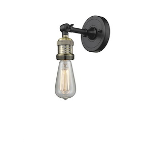 Bare Bulb - 1 Light Wall Sconce In Traditional Style-6.38 Inches Tall and 4.5 Inches Wide - 1288950