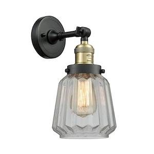 Chatham - 1 Light Adjustable Clear Wall Sconce-12 Inch Tall and 7 Inch Wide - 1421906