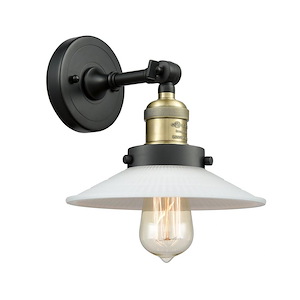 Halophane - 1 Light Adjustable Wall Sconce-8 Inch Tall and 8.5 Inch Wide - 1421819