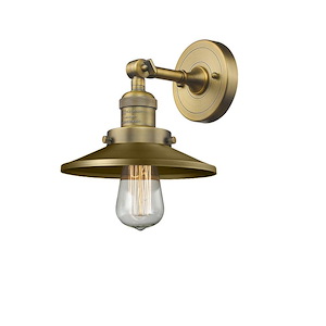 Railroad - 100W 1 LED Adjustable Wall Sconce-8 Inch Tall and 8 Inch Wide - 1422246