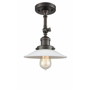 Halophane - 1 Light Adjustable Wall Sconce-8 Inch Tall and 8.5 Inch Wide - 1422248