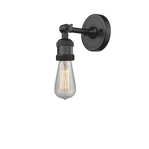 Bare Bulb - 100W 1 LED Adjustable Wall Sconce-6.38 Inch Tall and 4.5 Inch Wide - 1422064