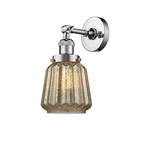 Chatham - 1 Light Adjustable Clear Wall Sconce-12 Inch Tall and 7 Inch Wide - 1422279